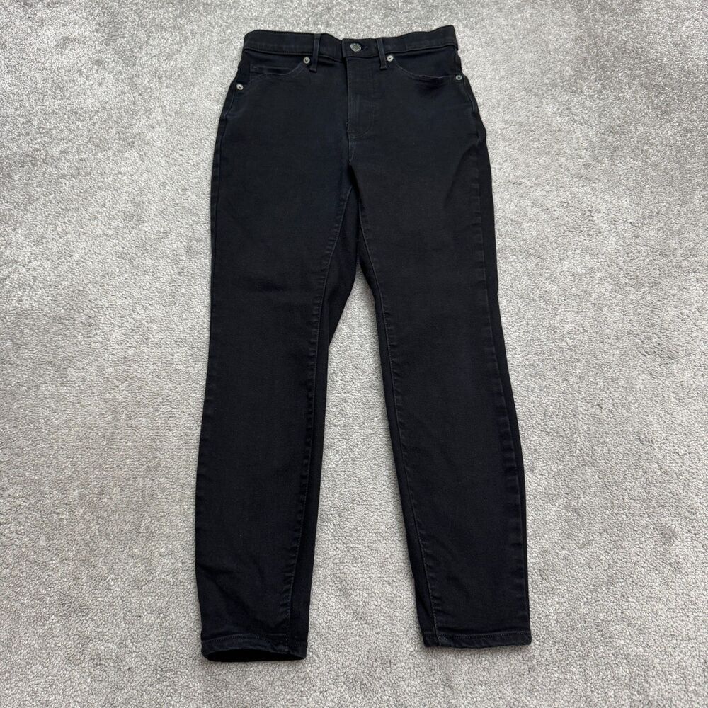 Everlane The Way-High Skinny Jean Womens 29 Crop Organic Cotton Stretch Black